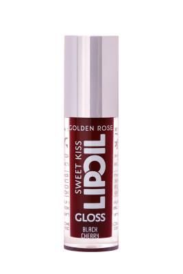 Golden Rose Sweet Kiss Lip Oil Gloss - 08-Black Cherry - Meyveli Dudak Parlatıcısı 