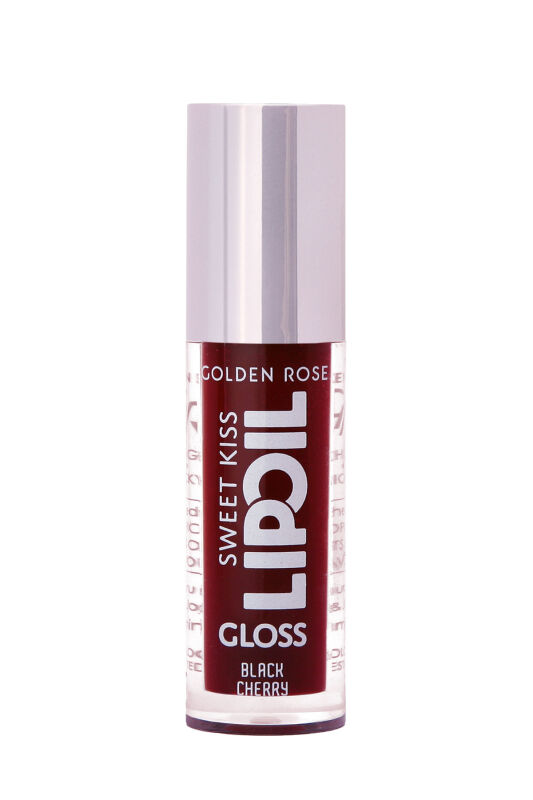 Golden Rose Sweet Kiss Lip Oil Gloss - 08-Black Cherry - Meyveli Dudak Parlatıcısı - 1