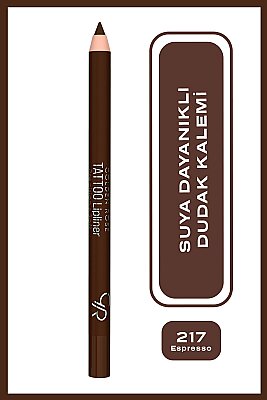 Golden Rose Tattoo Lipliner-217 Espresso-Dudak Kalemi - 1