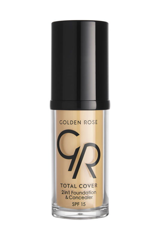 Total Cover 2in1 Foundation & Concealer - 03 Almond - 2si1 Arada Fondöten ve Kapatıcı - 1