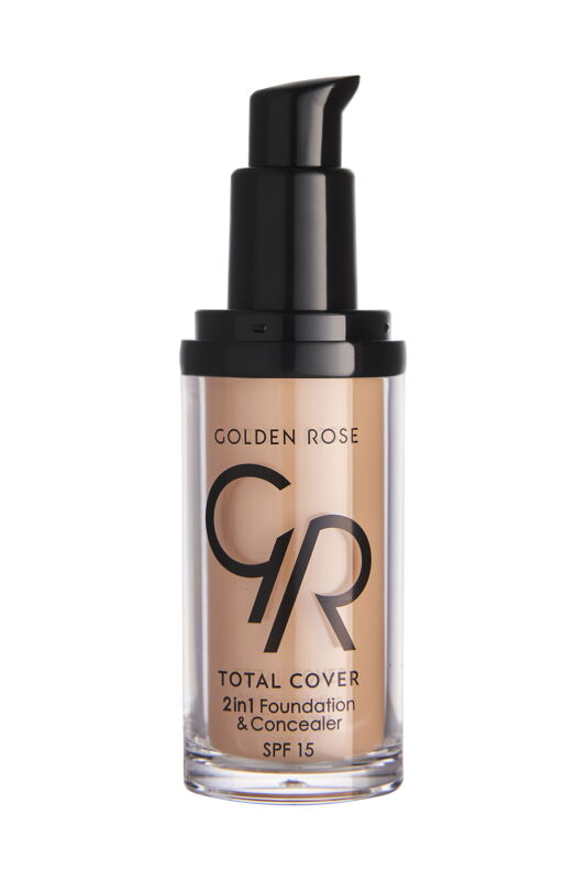Total Cover 2in1 Foundation & Concealer - 07 Natural - 2si1 Arada Fondöten ve Kapatıcı - 2