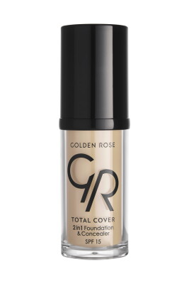Total Cover 2in1 Foundation & Concealer - 11 Nude - 2si1 Arada Fondöten ve Kapatıcı - Golden Rose