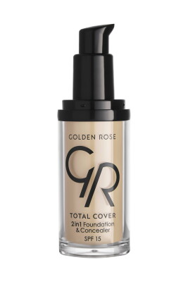 Total Cover 2in1 Foundation & Concealer - 11 Nude - 2si1 Arada Fondöten ve Kapatıcı - Golden Rose (1)