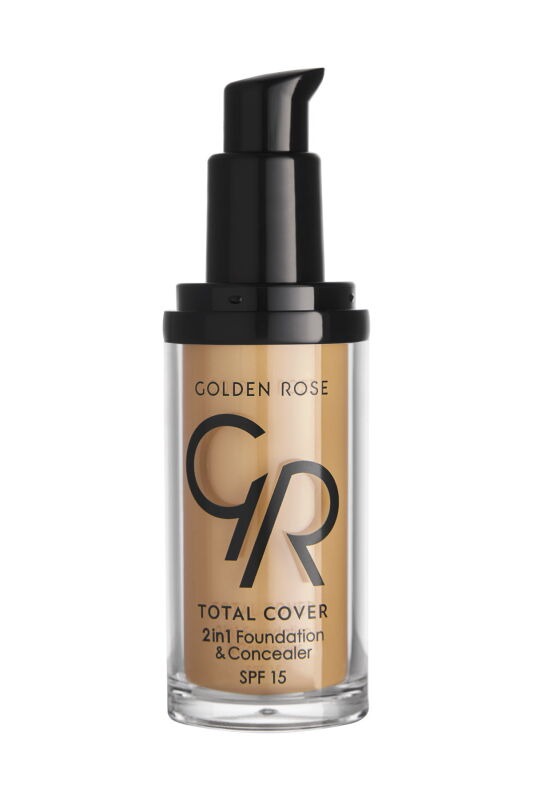 Total Cover 2in1 Foundation & Concealer - 18 Cappuccino - 2si1 Arada Fondöten ve Kapatıcı - 2