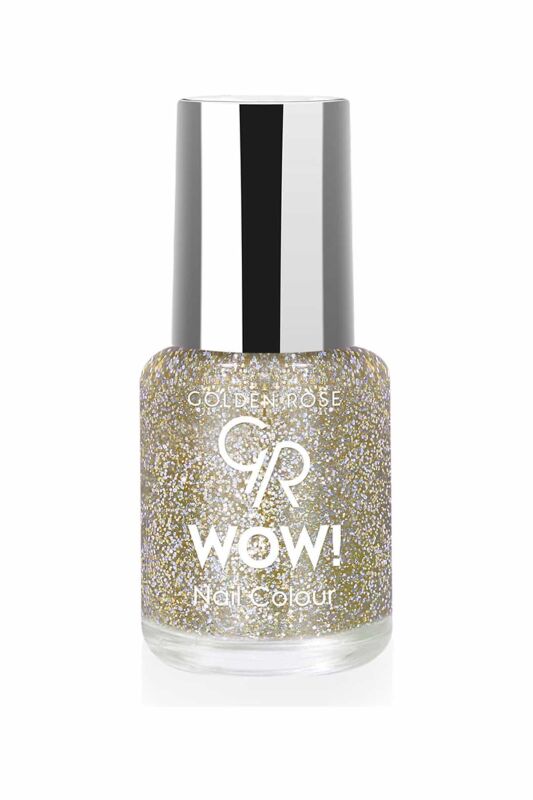 Wow Nail Color Glitter - 206 Glitter - Işıltılı Mini Oje - 1