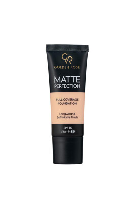 Matte Perfection Full Coverage Foundation - Cool 01 - Yoğun Kapatıcı Mat Fondöten 