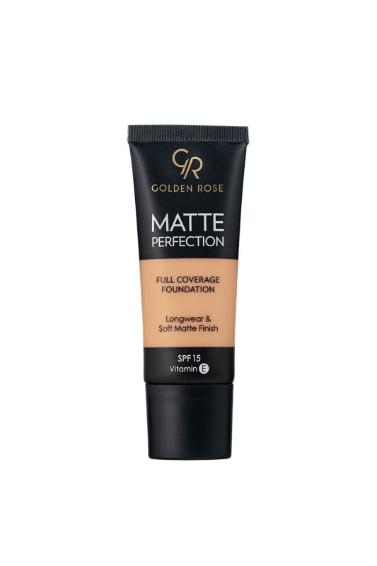 Matte Perfection Full Coverage Foundation - Cool 06 - Yoğun Kapatıcı Mat Fondöten - 1