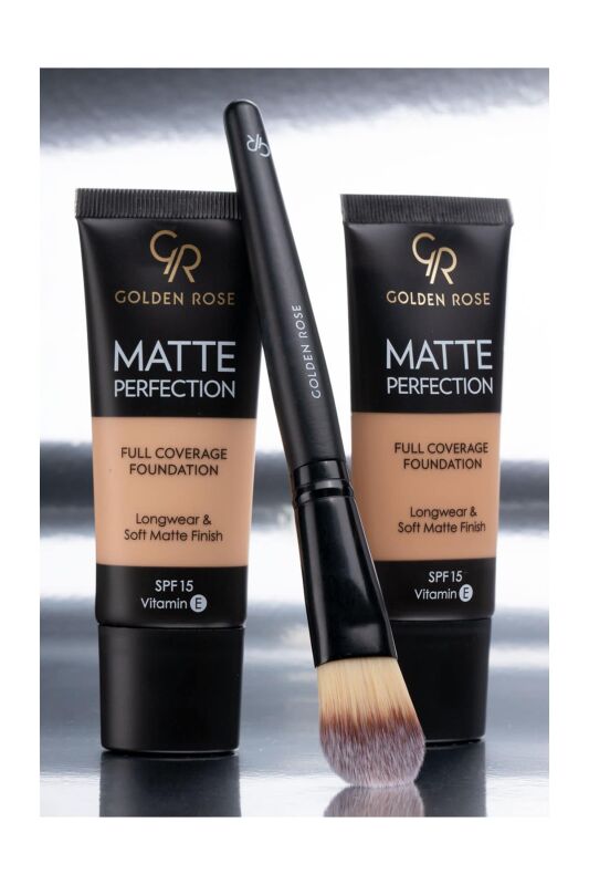 Matte Perfection Full Coverage Foundation - Cool 06 - Yoğun Kapatıcı Mat Fondöten - 3