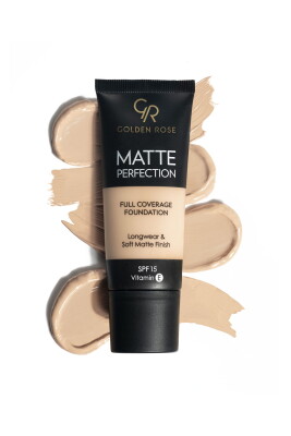 Matte Perfection Full Coverage Foundation - Cool 06 - Yoğun Kapatıcı Mat Fondöten - 5