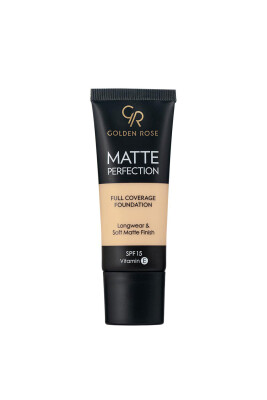 Matte Perfection Full Coverage Foundation - Natural 01 - Yoğun Kapatıcı Mat Fondöten 