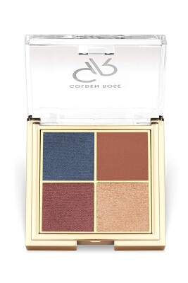 Quattro Eyeshadow Palette - 03 Blue Charm - Dörtlü Far Paleti 