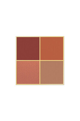 Quattro Eyeshadow Palette - 05 Red Brick - Dörtlü Far Paleti - 2