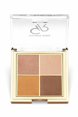 Golden Rose Quattro Eyeshadow Palette 01 Midnight Kiss 