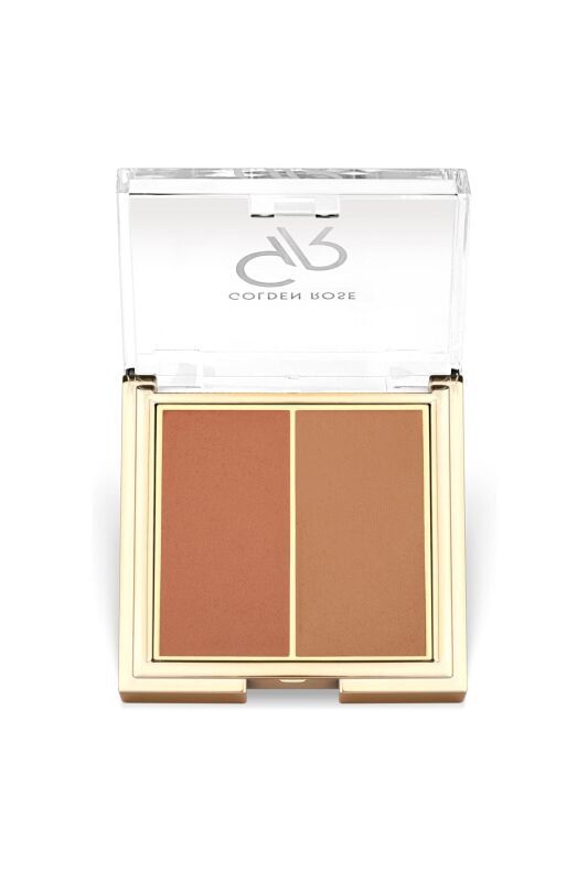 Golden Rose Iconic Blush Duo 03 Rosy Bronze - 1