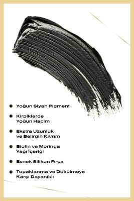 Iconic Lash Intense Black Mascara - Yoğun Hacim Veren Maskara - 3