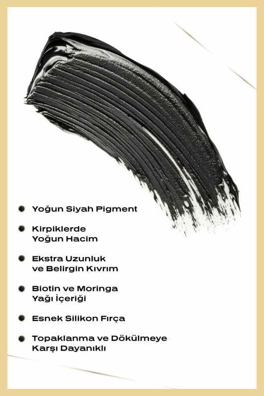 Iconic Lash Intense Black Mascara - Yoğun Hacim Veren Maskara - 3