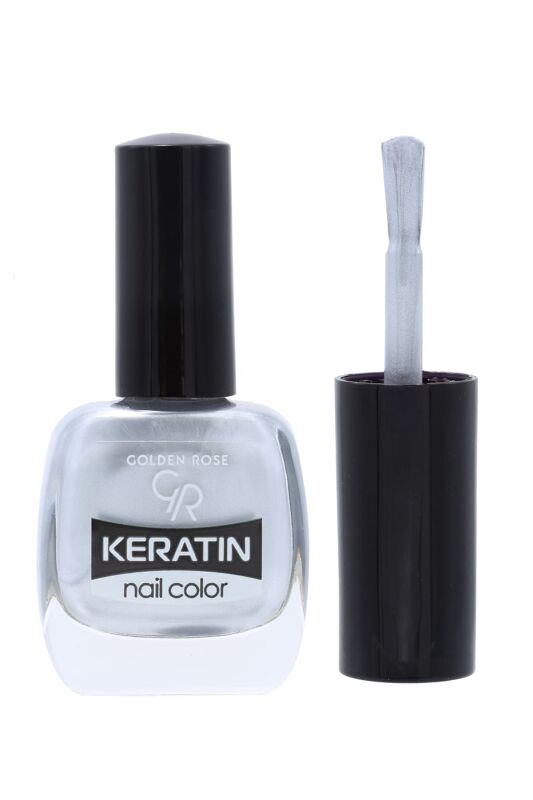 Keratin Nail Color - 126 - Keratin Gümüş Oje - 2