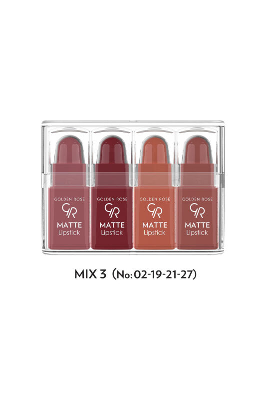 Matte Lipstick Mini - MIX 3 - 1