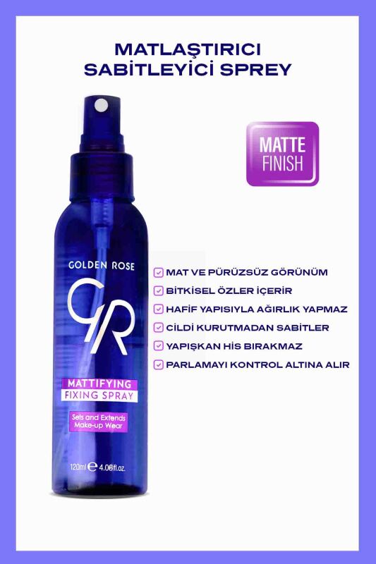 Mattifying Fixing Spray - Matlaştırıcı Sabitleyici Sprey - 4