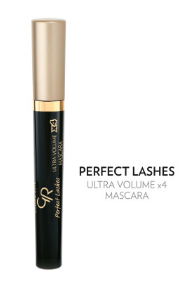 Perfect Lashes Ultra Volume X4 Mascara - Black - Ultra Hacim Veren Siyah Mascara - Golden Rose (1)