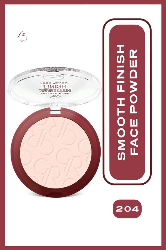 Smooth Finish Face Powder- 204 - Sıkıştırılmış Pudra - 1