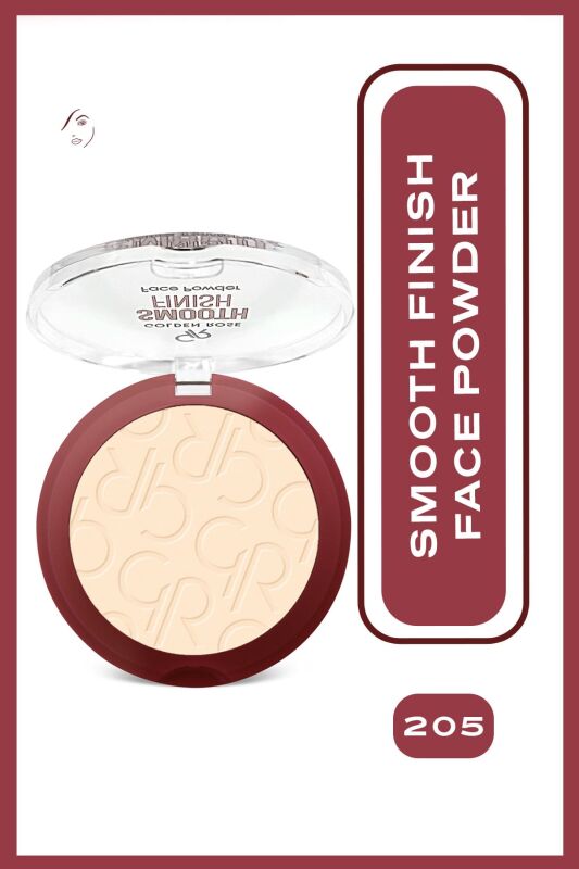 Smooth Finish Face Powder- 205 - Sıkıştırılmış Pudra - 1